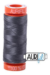 Aurifil Mako 50wt Cotton 200 m 220 yd. spool - 6736 Jedi